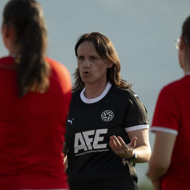 Estefanía López during AFE training 2025